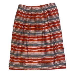 Lafayette 148 New York Striped Skirt Size 0